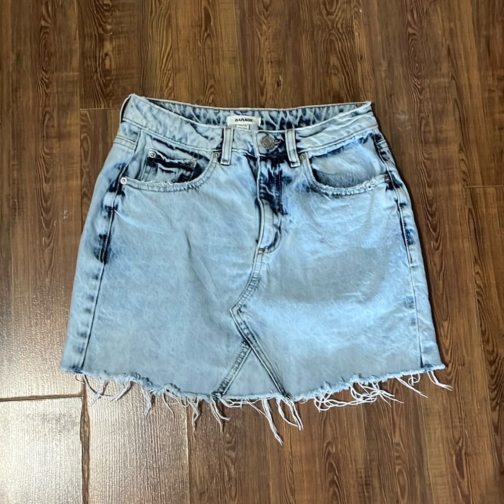 Garage Denim Skirt